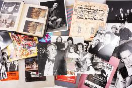 THEATRE CLUB HOUSE: VERY LARGE COLLECTION OF THESPIAN EPHEMERA to include autographs, scrapbooks,