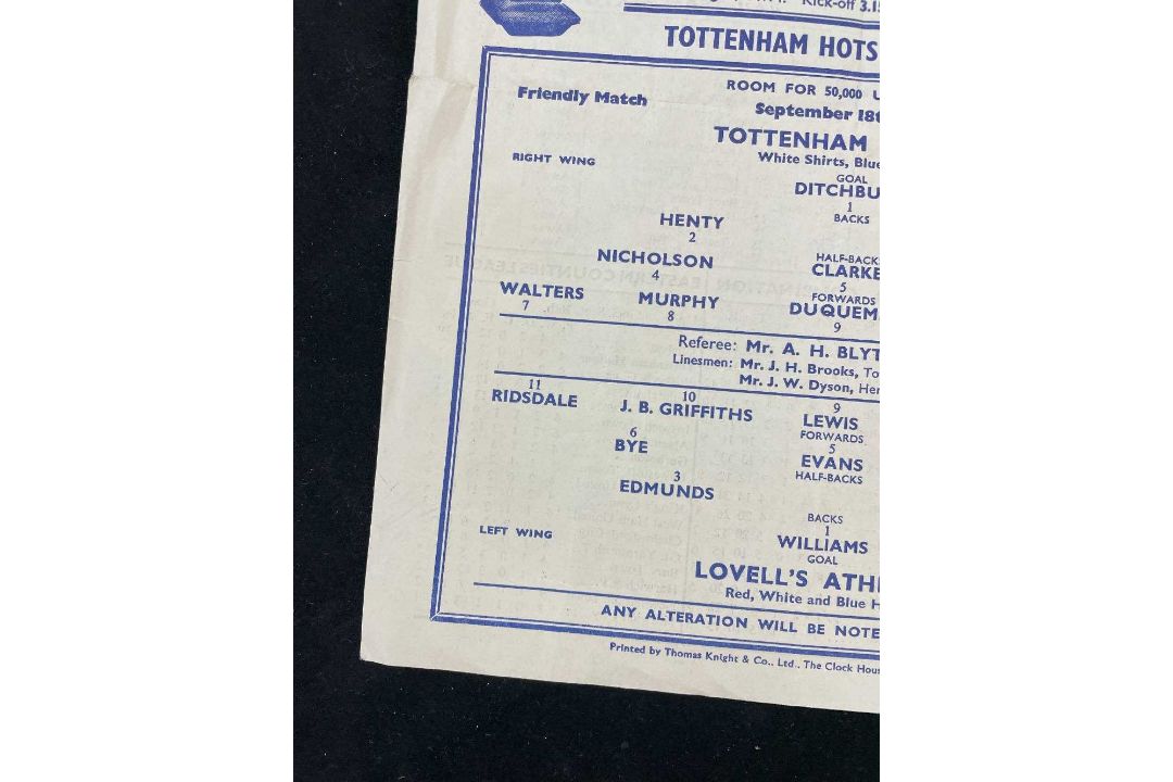 THE FOOTBALL CLUB HOUSE: TOTTENHAM HOTSPUR PROGRAMMES OF SEASONS 1925 - 2014, 18 programmes - Image 6 of 11