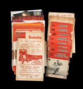 THE FOOTBALL CLUB HOUSE: BARNSLEY FC PROGRAMMES OF SEASONS 1957 - 2007, programmes of note include
