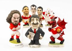 THE RUGBY UNION CLUB HOUSE: ASSORTED GROGG MODELS comprising 'The Solicitor', hollow, signed by John