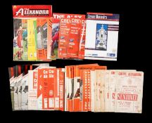 THE FOOTBALL CLUB HOUSE: CREWE ALEXANDRA PROGRAMMES OF SEASONS 1960 - 2006, the earliest Crewe