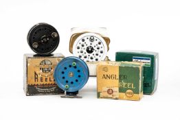 THE FISHING CLUB HOUSE: ASSORTED FLY REELS, comprising boxed Shakespeare 'Beaulite' 2814 salmon