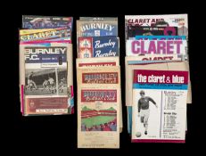 THE FOOTBALL CLUB HOUSE: BURNLEY PROGRAMMES OF SEASONS 1953-2008, the earliest Burnley vs Birmingham