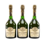 WINE & SPIRITS CLUB HOUSE: 1982 TAITTINGER COMTES DE CHAMPAGNE BLANC DE BLANCS, 3 x 75cl bottles