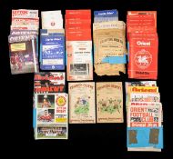 THE FOOTBALL CLUB HOUSE: LEYTON ORIENT (PREVIOUSLY KNOWN AS CLAPTON ORIENT) PROGRAMMES OF SEASONS