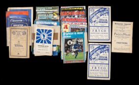 THE FOOTBALL CLUB HOUSE: BRIGHTON & HOVE ALBION PROGRAMMES OF SEASONS 1946 - 1995, programmes of