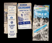 THE FOOTBALL CLUB HOUSE: GILLINGHAM PROGRAMMES OF SEASONS 1962 - 2000, the earliest Gillingham vs.