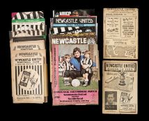 THE FOOTBALL CLUB HOUSE: NEWCASTLE UNITED PROGRAMMES OF SEASONS 1946 - 2014, programmes of note