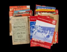 THE FOOTBALL CLUB HOUSE: SWINDON TOWN PROGRAMMES FROM SEASONS 1940 - 2009, the earliest Swindon Town