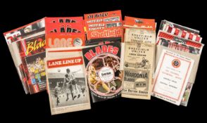THE FOOTBALL CLUB HOUSE: SHEFFIELD UNITED PROGRAMMES OF SEASONS 1949 - 2008, programmes of note