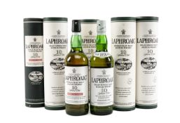 WINE & SPIRITS CLUB HOUSE: LAPHROAIG MALT WHISKY COLLECTION including, 1 x 70cl Original Cask