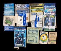 THE FOOTBALL CLUB HOUSE: BIRMINGHAM CITY PROGRAMMES OF SEASONS 1927 - 2005, programmes of note