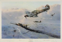 ‡ MILITARY / AVIATION CLUB HOUSE: ROBERT TAYLOR (British b.1946) limited edition (217/1250) colour