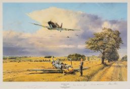 ‡ MILITARY / AVIATION CLUB HOUSE: ROBERT TAYLOR (British b.1946) limited edition (217/1250) colour