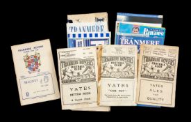 THE FOOTBALL CLUB HOUSE: TRANMERE ROVERS PROGRAMMES OF SEASONS 1957 - 2002, programmes of note