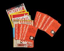 THE FOOTBALL CLUB HOUSE: WALSALL FC PROGRAMMES OF SEASONS 1961- 1998, the earliest Walsall vs