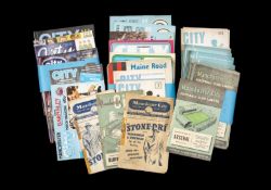THE FOOTBALL CLUB HOUSE: MANCHESTER CITY PROGRAMMES OF SEASONS 1952 - 2014, programmes of note