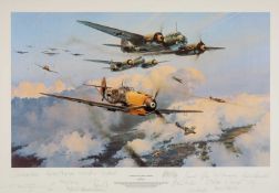 ‡ MILITARY / AVIATION CLUB HOUSE: ROBERT TAYLOR (British b.1946) rare limited edition (102/250)
