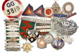 THE TRANSPORT CLUB HOUSE: COLLECTION BADGES, including a group of vintage 1930s-50s Western Welsh
