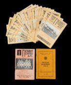 THE FOOTBALL CLUB HOUSE: NEWPORT COUNTY AFC PROGRAMMES FROM SEASON 1956 - 1957, marked vol. VII