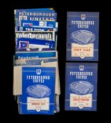 THE FOOTBALL CLUB HOUSE: PETERBOROUGH UNITED PROGRAMMES OF SEASONS 1961 - 2003, programmes of note