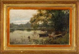 ATTRIBUTED TO ALEKSANDR ALEKSANDROVICH KISELEV (or KISELYOV ) (Russian, 1838-1911), oil on