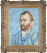 ‡ JOHN MYATT (British, b.1945) limited edition (AP3/9) embellished giclee print on canvas - Self