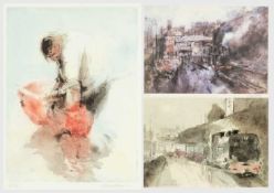 ‡ WILLIAM SELWYN (Welsh b.1933) three works, including limited edition (6/195) colour print -