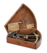 EBONY AND BRASS NAVIGATIONAL OCTANT BY SPENCER, BROWNING AND CO., LONDON, c. 1840, The 11 inch frame