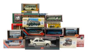 ASSORTED BOXED CORGI TOYS including 'Hauliers of Renown', large lorries, boxed buses, coaches, trams