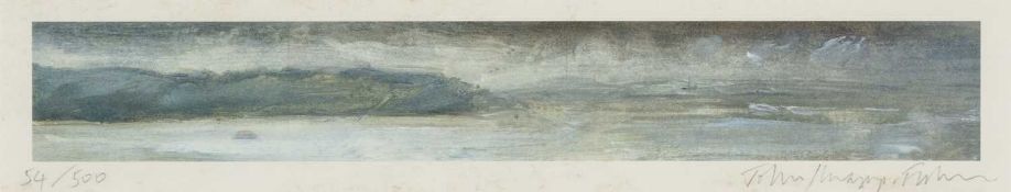 ‡ JOHN KNAPP FISHER (1931-2015) limited edition (54/500) print - coastal landscape, fully signed