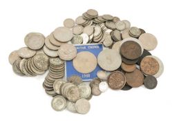 ASSORTED COLLECTABLE COINS comprising half crowns dated 1936, 1939, 1953, 1962 & 1967, 1973 50p,