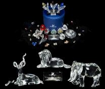 LARGE COLLECTION OF SWAROVSKI CRYSTAL including, 'INSPIRATION AFRICA' ANNUAL EDITIONS TRILOGY