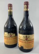TWO BOTTLES OF 1988 CHATEAUNEUF-DU-PAPE RHONE RED WINE, Chateau de la Gardine, 750ml, 13.5% (2)