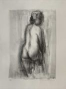 ‡ HARRY HOLLAND (Scottish, lives/works Wales, b.1941) artist's proof lithograph, 'Study', signed, 28