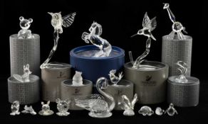 LARGE COLLECTION OF SWAROVSKI PETS & WOODLAND ANIMALS ETC. including the following boxed: Scots