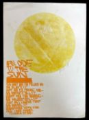 ‡ PAUL PETER PIECH (1920-1996) two colour woodcut print - poem by Elizabeth Wyse, 'An Ode to the