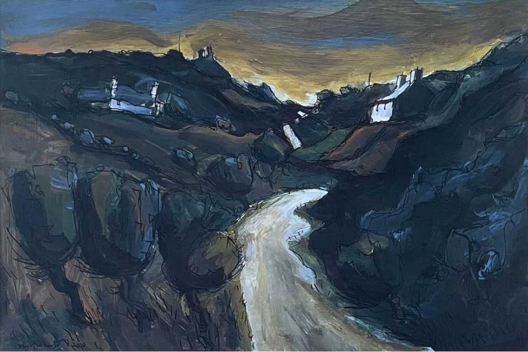 ‡ WILF ROBERTS (Welsh 1941-2016) limited edition (21/200) print - mountain landscape with - Image 1 of 2