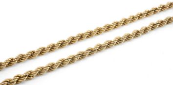 9CT GOLD SPIRAL LINK, stamped '375', 41cms (l), 9.7gms Provenance: deceased estate Neath Port Talbot