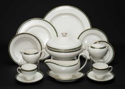 WEDGWOOD 'CHORALE' PATTERN BONE CHINA PART SERVICE including, 7 x round platters, 34cms, 7 x