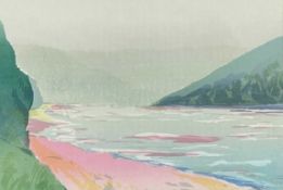 ‡ RUTH HODGE (Welsh Contemporary) limited edition (8/14) silk-screen print – inscribed with title ‘