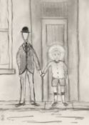 ‡ JACK JONES (1922-1993) pencil on paper - entitled verso, 'Saint with Hero', signed with