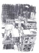 AUSTIN COLE (b. 1957) lithograph - 'Manhattan View', 51 x 42cms Provenance: donated to aid City