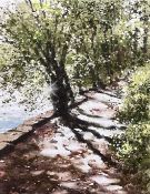 NAOMI TYDEMAN (b. 1957) watercolour - 'Summer Glint', 40 x 35cms Provenance: donated to aid City