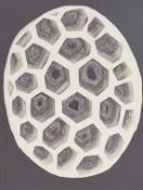 DILYS JACKSON (b. 1938) bronze dusk/ink on cut paper - 'Small Pollen Form', 38 x 28cms Provenance: