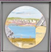 RICHARD O'CONNELL (b. 1947) oil on canvas - 'Penmon', 37 x 37cms Auctioneer's Note: Richard O'