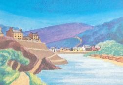 STAN ROSENTHALL (1933 - 2012) print - 'Solva', signed, 36 x 46cms Provenance: donated to aid City