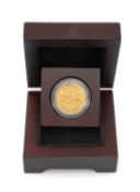 VICTORIA GOLD SOVEREIGN, 1853, young head shield back, 7.9gms, encapsulated & in box Provenance:
