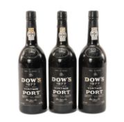 THREE BOTTLES OF DOW'S 1977 'SILVER JUBILEE' VINTAGE PORT, 75cl Provenance: private collection