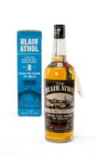 RARE 1970's BLAIR ATHOL 8YO HIGHLAND MALT WHISKY, bottled at 70º proof and 26⅔ fl. ozs, complete
